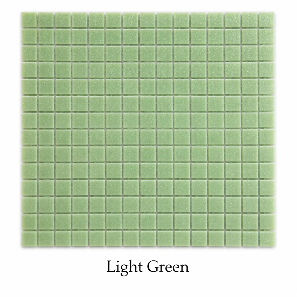 Light Green Glass Mosaic Tiles